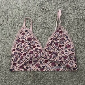 Jessica Simpson Black and Green Lace Bralette